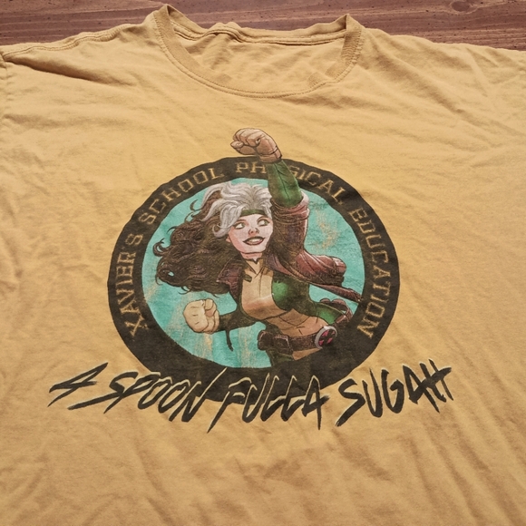 ROGUE X-MEN T-SHIRT - Large // Marvel Comics Xmen tee shirt - Picture 6 of 6